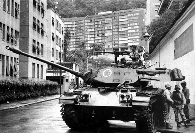 tanque na rua